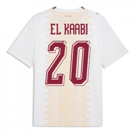 Marocko Ayoub El Kaabi #20 Borta Kläder VM 2026 Kortärmad